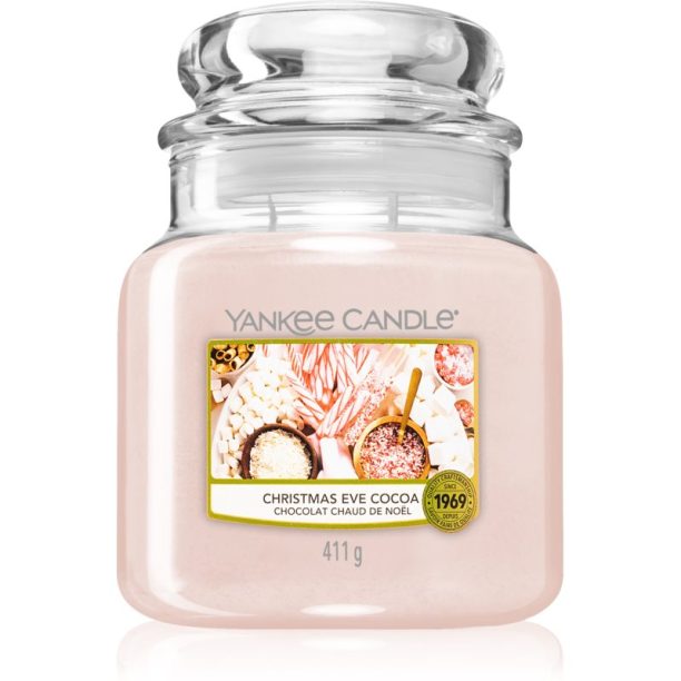 Yankee Candle Christmas Eve Cocoa ароматна свещ 411 гр.