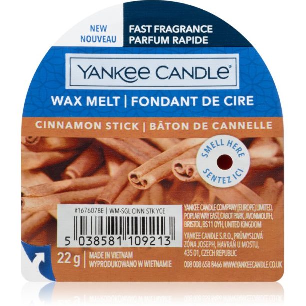 Yankee Candle Cinnamon Stick восък за арома-лампа 22 гр.