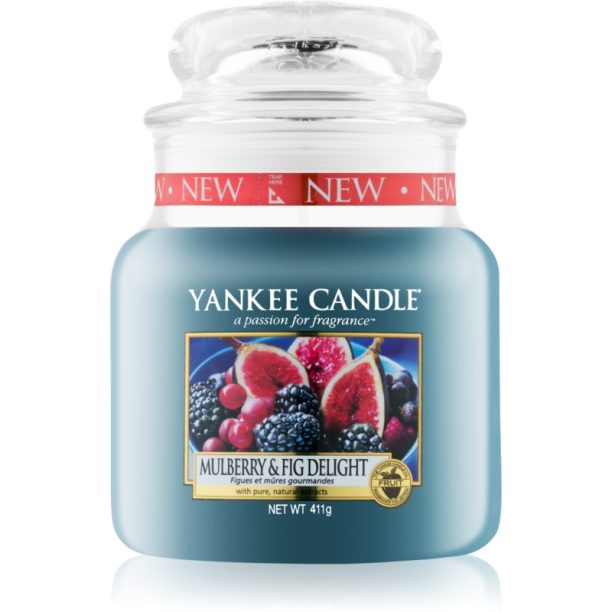 Yankee Candle Mulberry & Fig ароматна свещ 411 гр.