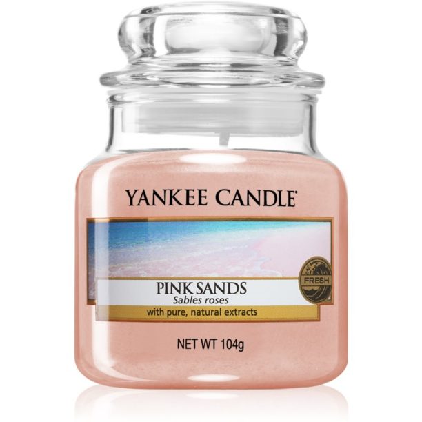 Yankee Candle Pink Sands ароматна свещ Classic малка 104 гр.