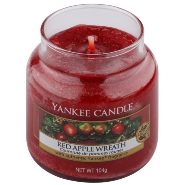 Yankee Candle Red Apple Wreath ароматна свещ 104 гр. на ниска цена