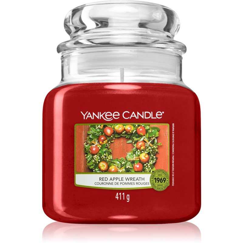 Yankee Candle Red Apple Wreath ароматна свещ 411 гр.