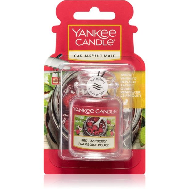 Yankee Candle Red Raspberry aроматизатор за автомобил закачащ се