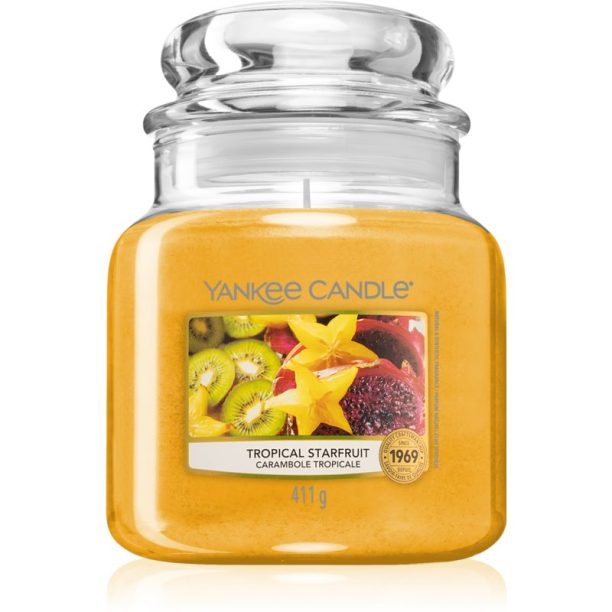 Yankee Candle Tropical Starfruit ароматна свещ 411 гр.