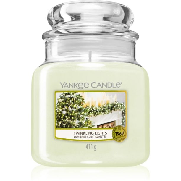 Yankee Candle Twinkling Lights ароматна свещ 411 гр.