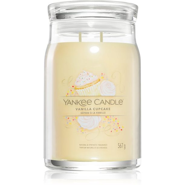 Yankee Candle Vanilla Cupcake ароматна свещ Signature 567 гр.