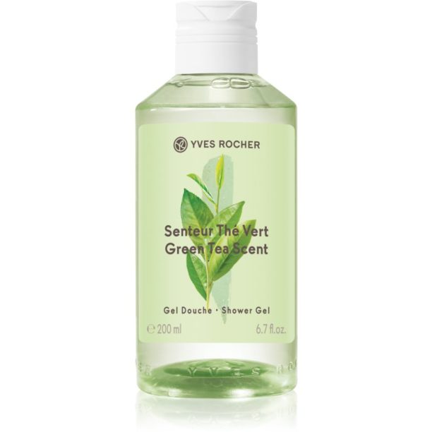 Yves Rocher Green Tea освежаващ душ гел 200 мл.