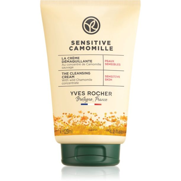 Yves Rocher Sensitive Camomille нежен крем за почистване на лице 125 мл.