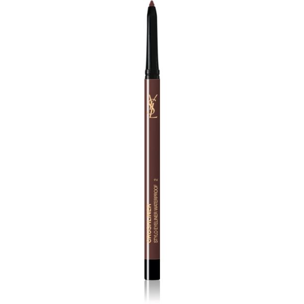 Yves Saint Laurent Crush Liner молив за очи цвят 02 Dark Brown на ниска цена