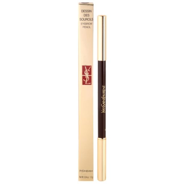 Yves Saint Laurent Dessin des Sourcils молив за вежди цвят 2 Dark Brown  1.3 гр. купи на топ цена