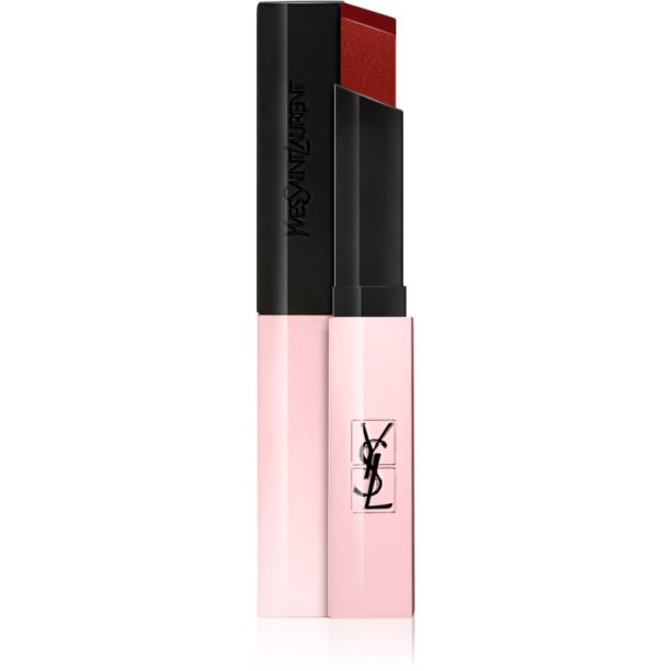 Rouge Pur Couture The Slim Glow Matte Yves Saint Laurent Rouge Pur Couture The Slim Glow Matte матиращо хидратиращо червило с блясък цвят 202 Insurgent Red 2 гр.