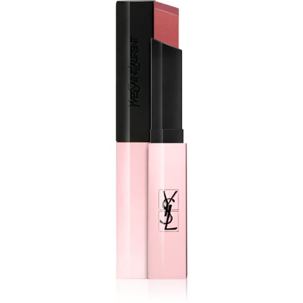 Rouge Pur Couture The Slim Glow Matte Yves Saint Laurent Rouge Pur Couture The Slim Glow Matte матиращо хидратиращо червило с блясък цвят 207 Illegal Rosy Nude 2 гр.