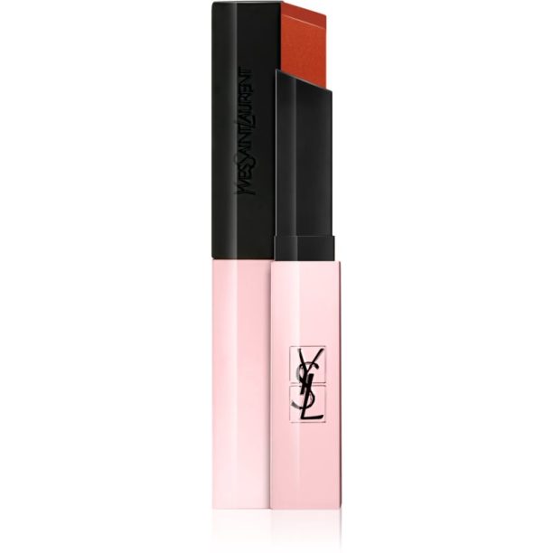 Yves Saint Laurent Rouge Pur Couture The Slim Glow Matte матиращо хидратиращо червило с блясък цвят 213 No Taboo Chili 2 гр. на ниска цена