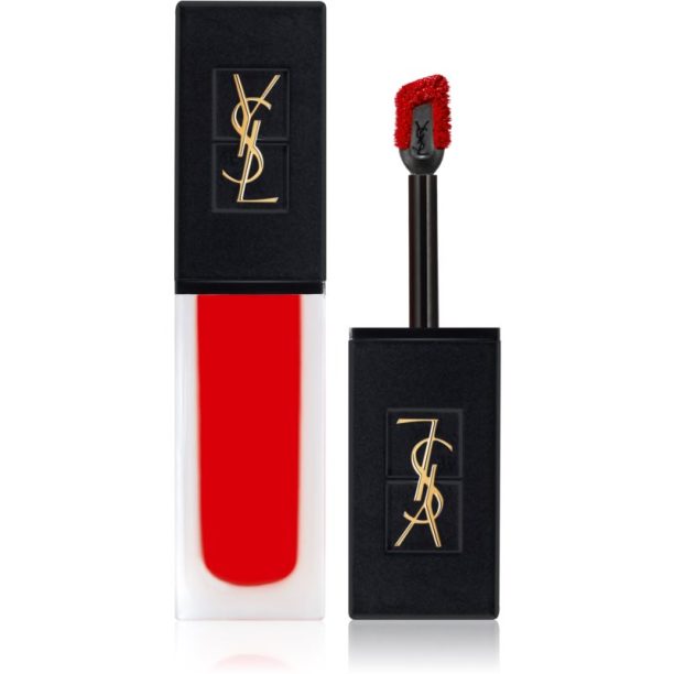 Yves Saint Laurent Tatouage Couture Velvet Cream високо пигментирано кремообразно червило с матиращ ефект цвят 201 Rouge Tatouage 6 мл. на ниска цена