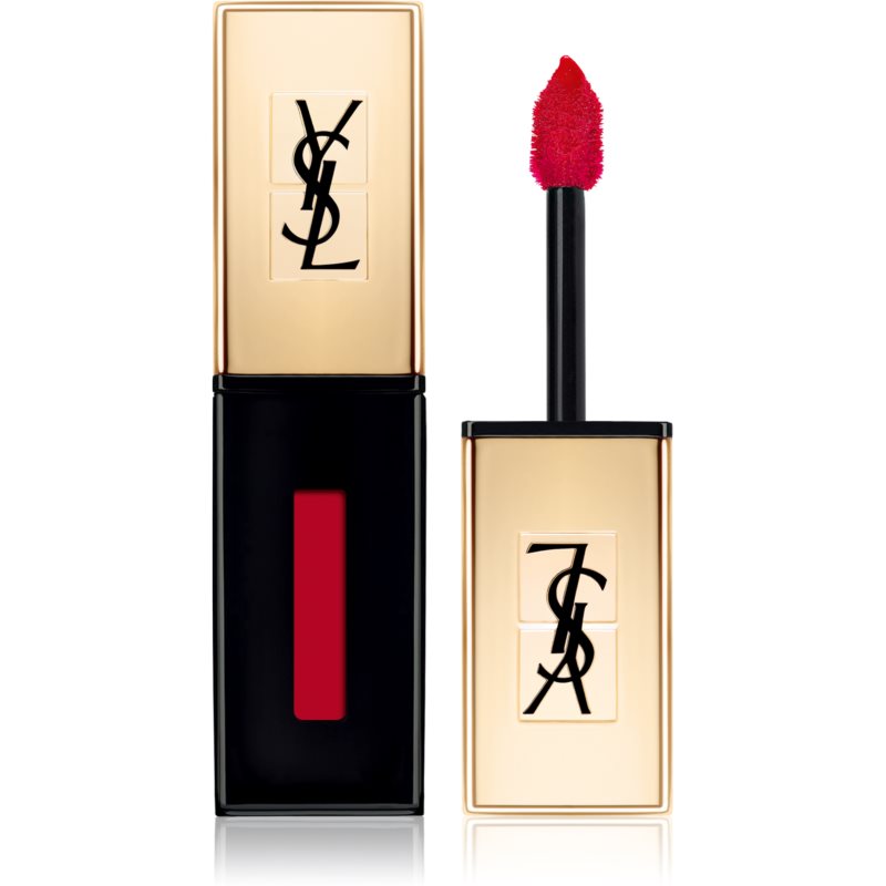 Vernis À Lèvres Glossy Stain Yves Saint Laurent Vernis À Lèvres Glossy Stain дълготрайно червило и гланц за устни 2 в 1 цвят 09 Rouge Laque  6 мл.