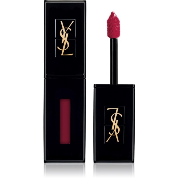 Yves Saint Laurent Vernis À Lèvres Vinyl Cream блясък за устни с кремообразна текстура цвят 409 Burgundy Vibes 5.5 мл. на ниска цена