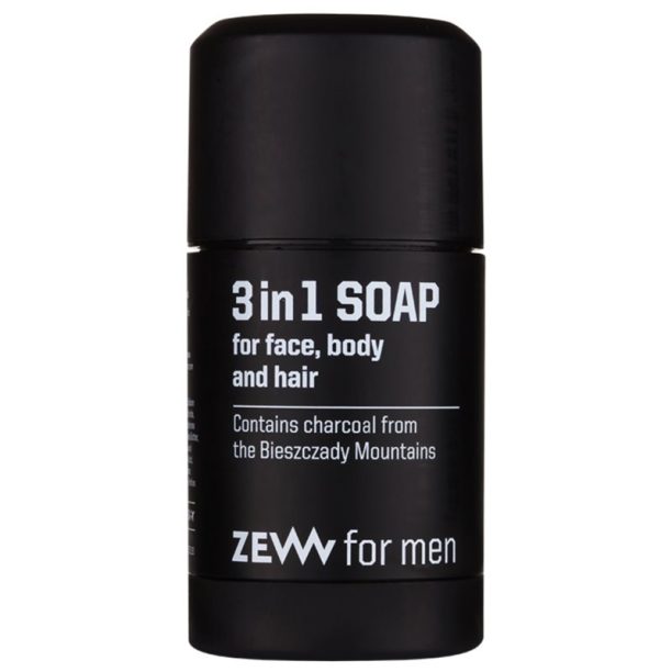 Zew For Men 3 in 1 Soap натурален твърд сапун за лице