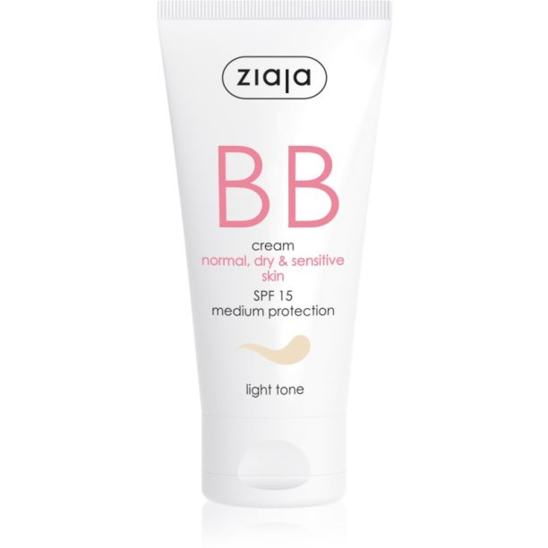 Ziaja BB Cream BB крем за нормална и суха кожа цвят Light 50 мл.