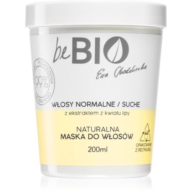 beBIO Normal / Dry Hair регенерираща маска  за нормална към суха коса 200 мл.