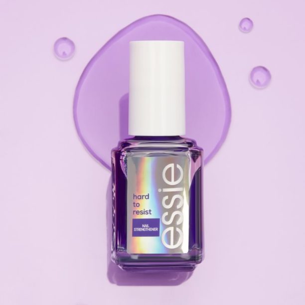 essie Hard To Resist Nail Strengthener подсилващ лак за салби и увредени нокти цвят 01 Violet Tint 13