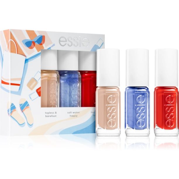 essie mini triopack sand everywhere лак за нокти 3x5 мл.