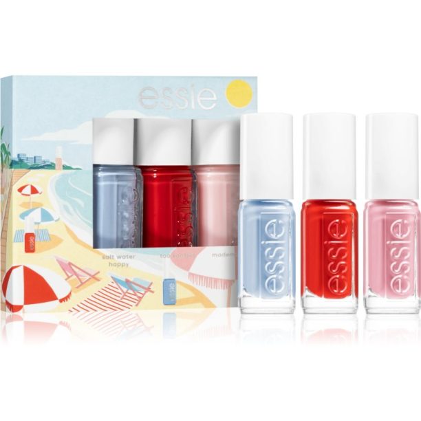 essie mini triopack summer комплект лак за нокти 2 see side dinner (II.)