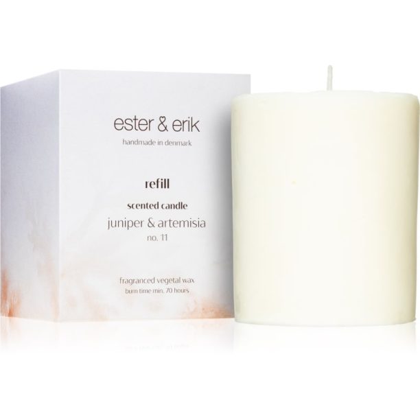 ester & erik scented candle juniper & artemisia (no. 11) ароматна свещ  резервен пълнител 350 гр. на ниска цена