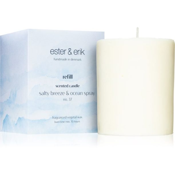 ester & erik scented candle salty breeze & ocean spray (no. 37) ароматна свещ  резервен пълнител 350 гр. на ниска цена