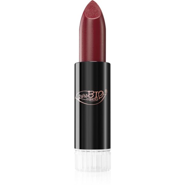 puroBIO Cosmetics Creamy Matte крем-червило пълнител цвят 101 Rosa Nude 4