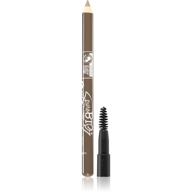 puroBIO Cosmetics Eyebrow Pencil молив за вежди цвят 28 Dark Dove Gray 1