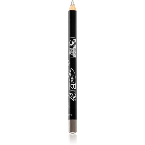 puroBIO Cosmetics Eyeliner молив за очи цвят 46 Metal Dove Gray 1