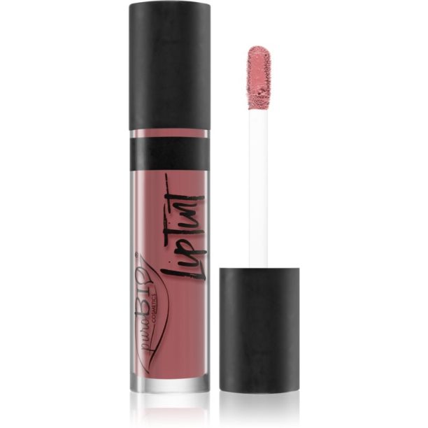 puroBIO Cosmetics Lip Tint течно червило с матиращ завършек цвят 06 Dark Pink 4