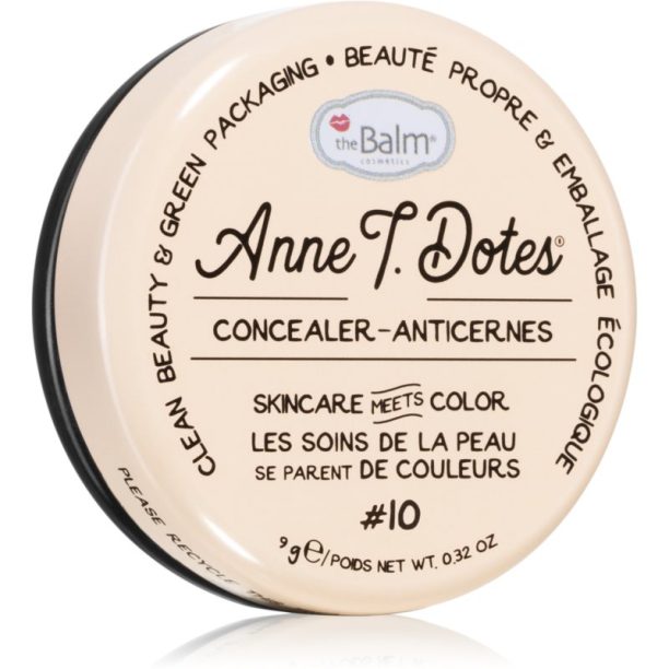 theBalm Anne T. Dotes® Concealer коректор против зачервяване цвят #10 Lighter than Light 9 гр.