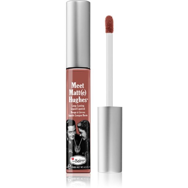 theBalm Meet Matt(e) Hughes Long Lasting Liquid Lipstick дълготрайно течно червило цвят Committed 7.4 мл.