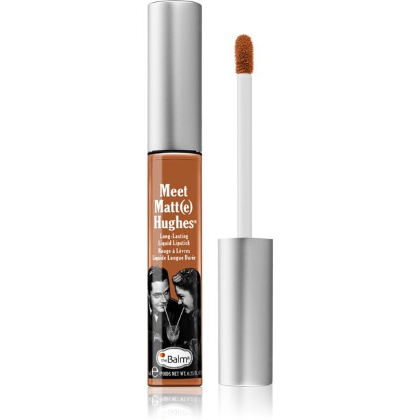 theBalm Meet Matt(e) Hughes Long Lasting Liquid Lipstick дълготрайно течно червило цвят Humble 7.4 мл.