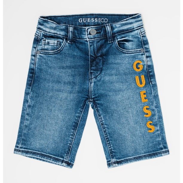 Бермуди от деним с лого GUESS JEANS