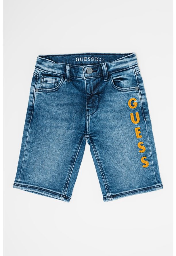 Бермуди от деним с лого GUESS JEANS