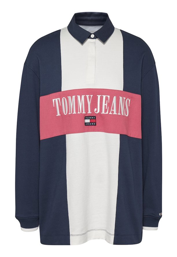 Блуза с дизайн с цветен блок и яка Tommy Jeans