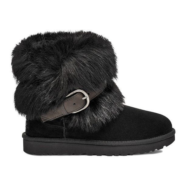 Велурени боти Classic Buckle Mini с еко пух UGG