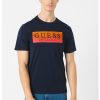 Вталена тениска от памук GUESS JEANS