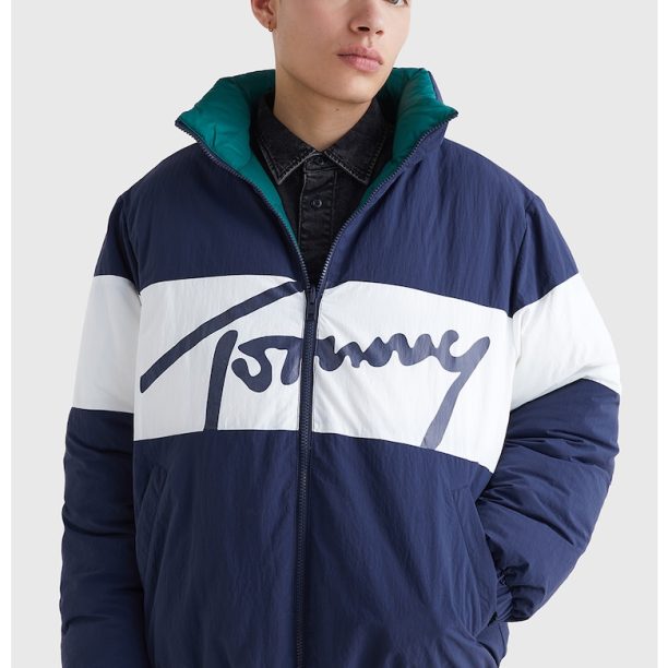 Двулицево капитонирано зимно яке Tommy Jeans