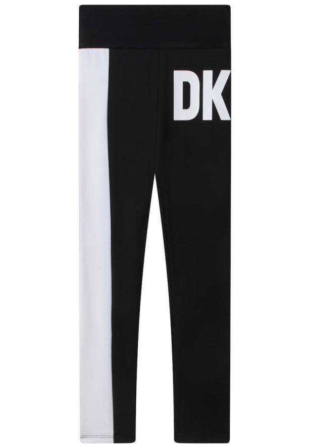 Двуцветен клин с лого DKNY