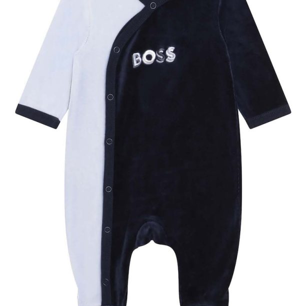 Двуцветна пижама тип ританки BOSS Kidswear