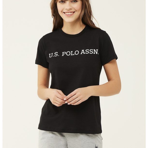 Домашна памучна тениска с лого US Polo Assn