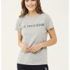 Домашна памучна тениска с лого US Polo Assn