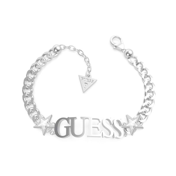 Иноксова гривна с лого Guess