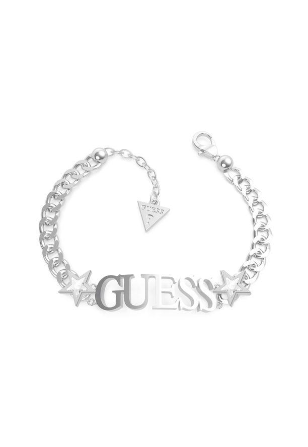 Иноксова гривна с лого Guess