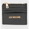 Калъф за карти от еко кожа с шагрен Love Moschino