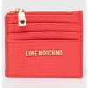 Калъф за карти от еко кожа с шагрен Love Moschino