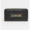 Капитониран портфейл с лого Love Moschino